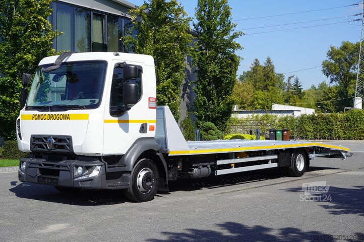 Tow truck Renault D12 / New galvanized tow truck superstru
