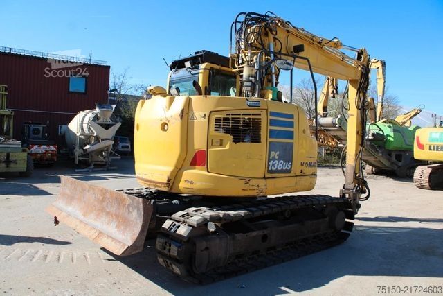 Koparka gąsienicowa KOMATSU PC138US-10 - Compact - GUMMIKETTEN - Nr.: 872