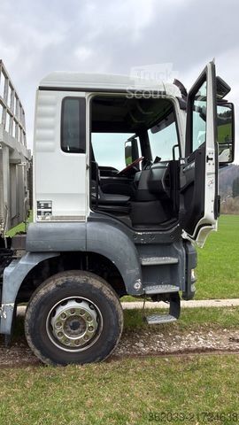 Billenő teherautó MAN TGS 26.440 6X4 Blatt Blatt Hiab 144 Hochschtand