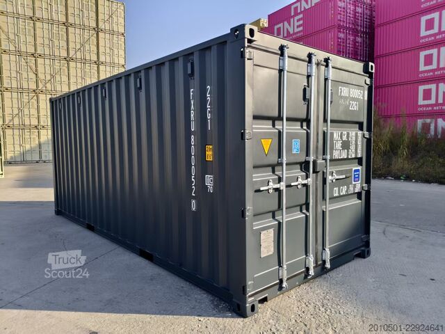 حاوية شحن 20 Fuß Seecontainer /One Way / Anthrazit self storage / Lagercontainer / 6m
