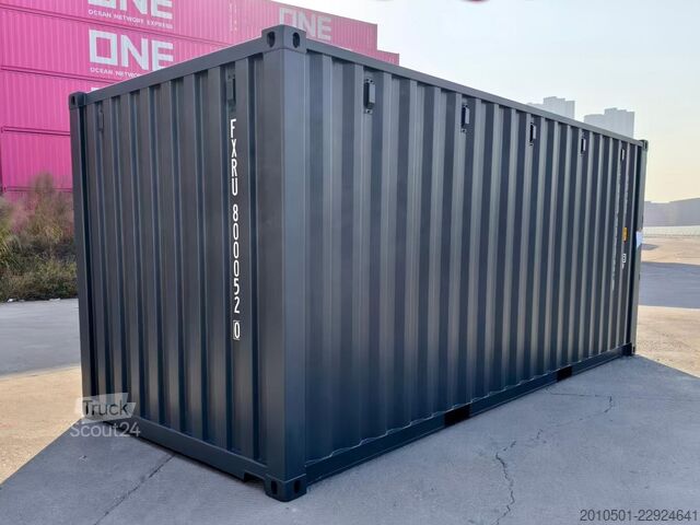 حاوية شحن 20 Fuß Seecontainer /One Way / Anthrazit self storage / Lagercontainer / 6m