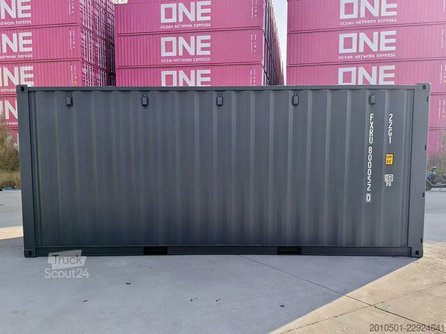 حاوية شحن 20 Fuß Seecontainer /One Way / Anthrazit self storage / Lagercontainer / 6m