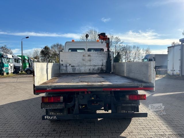 Camion plateau MERCEDES-BENZ Atego1322 Ladekran*Hydraulik*nur 198tkm*NL 8t