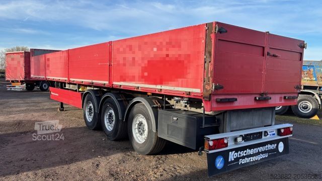Werkplatform oplegger SCHMITZ CARGOBULL SPN335 Lift*Bordwände*Rungen*TOP-Zustand