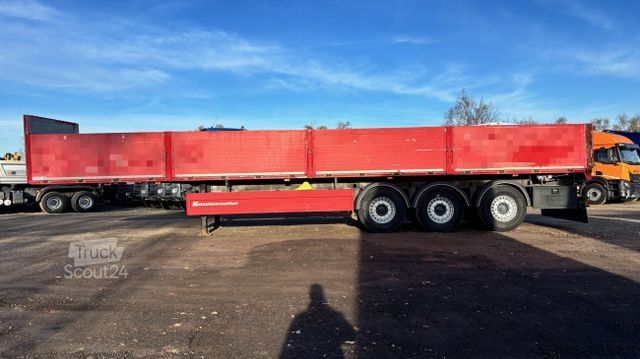Werkplatform oplegger SCHMITZ CARGOBULL SPN335 Lift*Bordwände*Rungen*TOP-Zustand