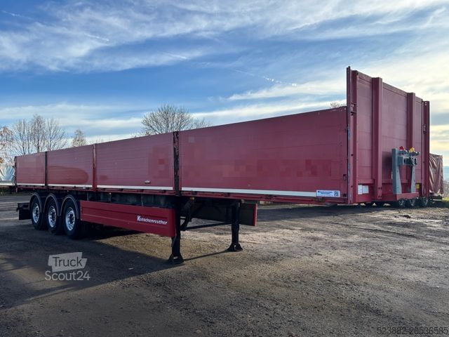 Werkplatform oplegger SCHMITZ CARGOBULL SPN335 Lift*Bordwände*Rungen*TOP-Zustand