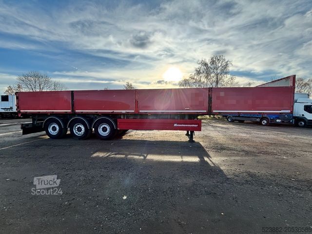 Werkplatform oplegger SCHMITZ CARGOBULL SPN335 Lift*Bordwände*Rungen*TOP-Zustand
