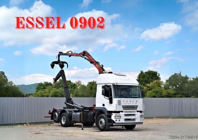 Vozidlo s hákom na kontajnery IVECO STRALIS 400 * ABROLLKIPPER * ESSEL 0902* TOP