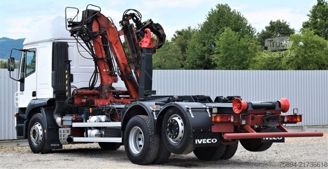 Vozidlo s hákom na kontajnery IVECO STRALIS 400 * ABROLLKIPPER * ESSEL 0902* TOP