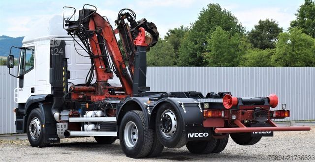 Autožeriav IVECO STRALIS 400 * ABROLLKIPPER * ESSEL 0902* TOP
