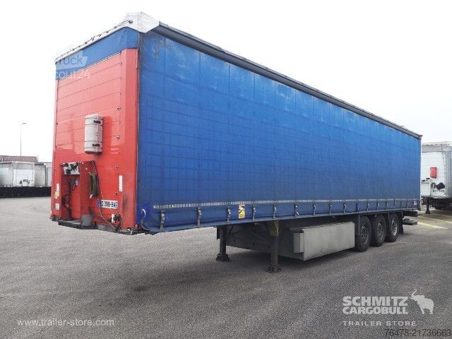 مقطورة نصفية مفتوحة مع قماش مشمع Schmitz Cargobull Curtainsider Standard Taillift