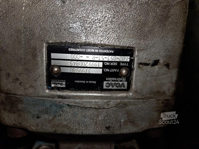 Grúa Palfinger plunjerpomp