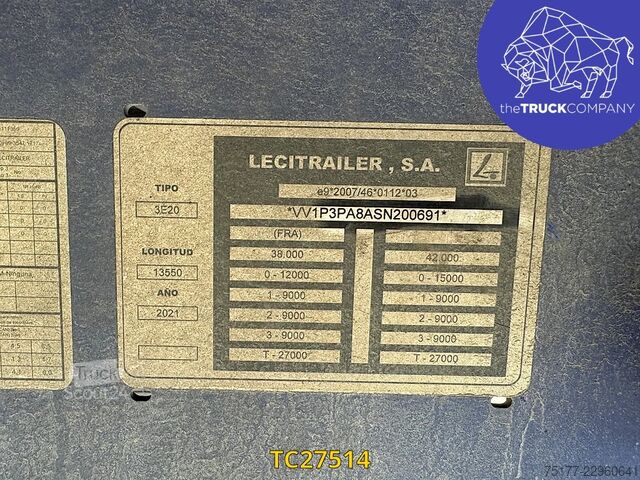 Platform römorku LeciTrailer 