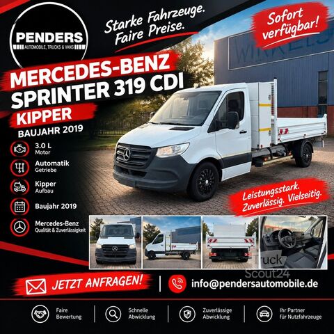 Kiepwagen bestelauto MERCEDES-BENZ Sprinter III  319 CDI L3 Kipper *3 Liter Motor*