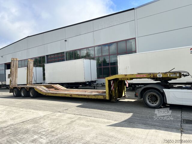 Remorque surbaissée LANGENDORF SATBUE 30/38  3 Achs Tiefbett- Satteltieflader