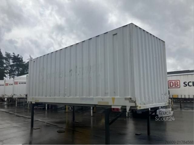 Reboque de carroçaria intercambiável KRONE Heck Alu.- Rolltor