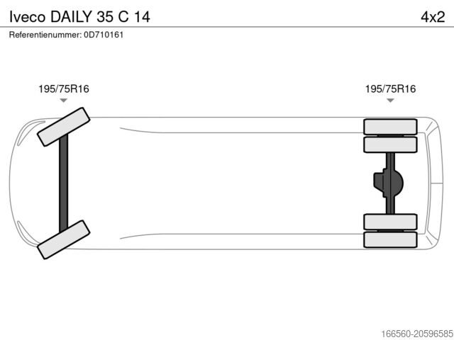 Tovornjak z zabojniki Iveco DAILY 35 C 14