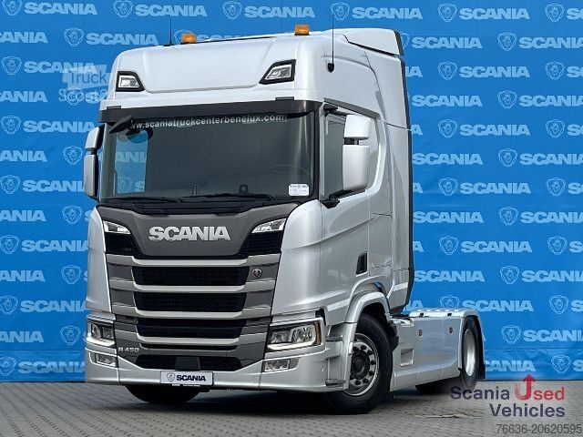 Gevaarlijke stoffen vrachtwagen Scania R 450 A4x2N RETARDER 8T FULL AIR DIFF-L P-AIRCO