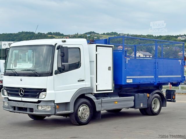 Abrollkipper MERCEDES-BENZ 815 * Abrollkipper  + CONTAINER 3,68 m * TOP