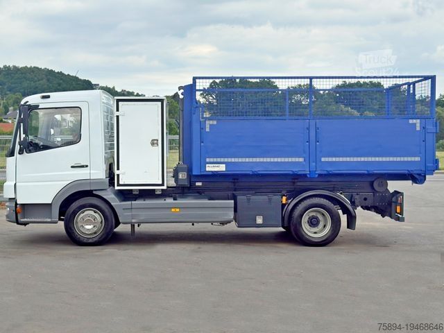 Abrollkipper MERCEDES-BENZ 815 * Abrollkipper  + CONTAINER 3,68 m * TOP