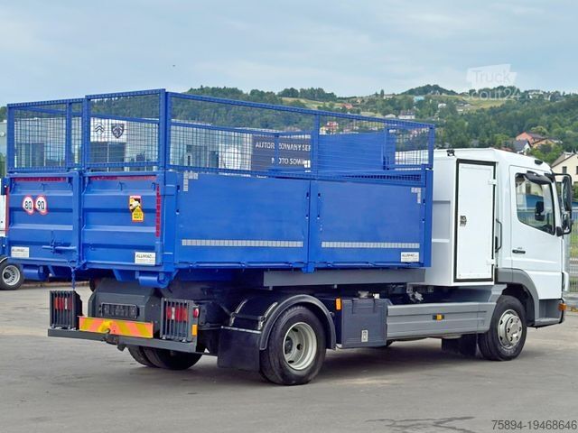 Abrollkipper MERCEDES-BENZ 815 * Abrollkipper  + CONTAINER 3,68 m * TOP