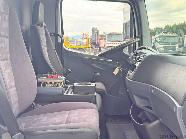 Roll-off tipper truck MERCEDES-BENZ 815 * Abrollkipper + CONTAINER 3,68 m * TOP