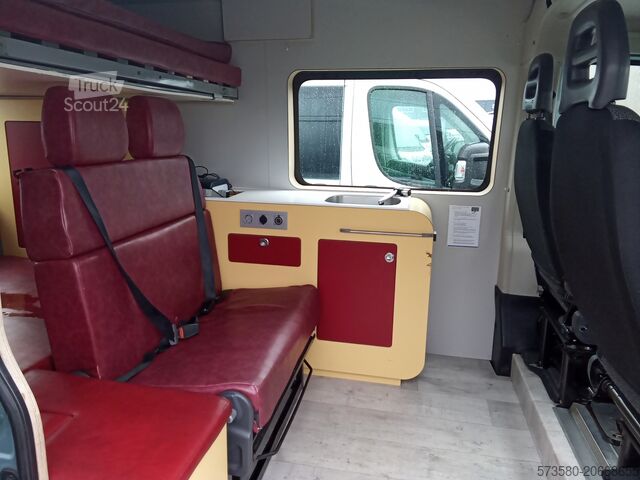 فان متنقل / عربة سكنية متنقلة Fiat Ducato Camper | 2 Schlafplätze Küche | Reisefertig