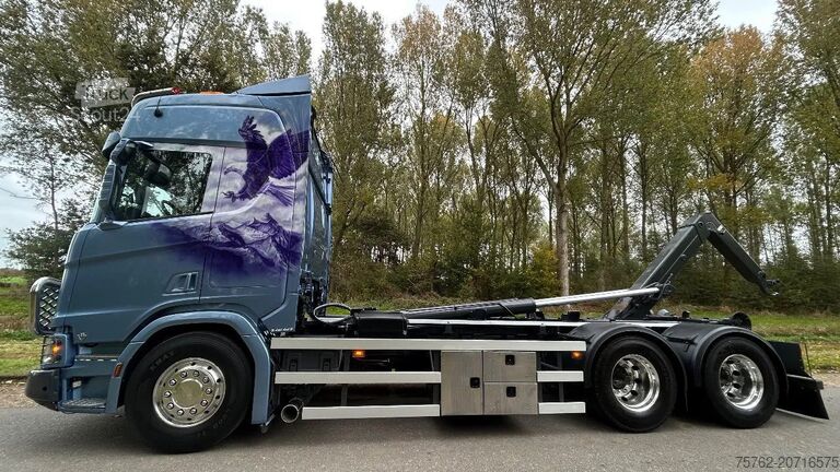 Haakarmsysteem Scania R660 V8 HIAB 30 Ton | Retarder | alcoa | bullbar