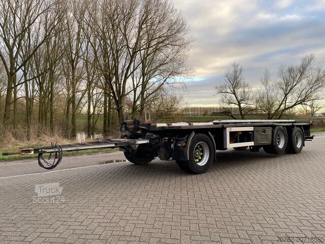 Transport av containere GS 3 asser container aanhanger | APK NIEUW | ov...