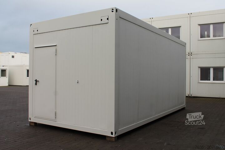 20 ft. sanitaire container, gebruikt 20 ft. Sanitärcontainer, gebraucht Herrren Sanitärcontainer, gebr. 3m