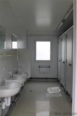 20 ft. sanitaire container, gebruikt 20 ft. Sanitärcontainer, gebraucht Herrren Sanitärcontainer, gebr. 3m