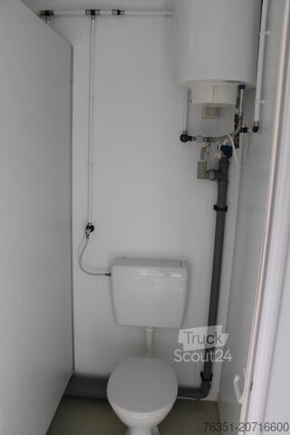 20 ft. sanitaire container, gebruikt 20 ft. Sanitärcontainer, gebraucht Herrren Sanitärcontainer, gebr. 3m