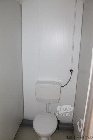 20 ft. sanitaire container, gebruikt 20 ft. Sanitärcontainer, gebraucht Herrren Sanitärcontainer, gebr. 3m