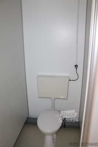 20 ft. sanitaire container, gebruikt 20 ft. Sanitärcontainer, gebraucht Herrren Sanitärcontainer, gebr. 3m