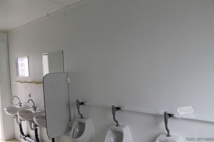 20 ft. sanitaire container, gebruikt 20 ft. Sanitärcontainer, gebraucht Herrren Sanitärcontainer, gebr. 3m