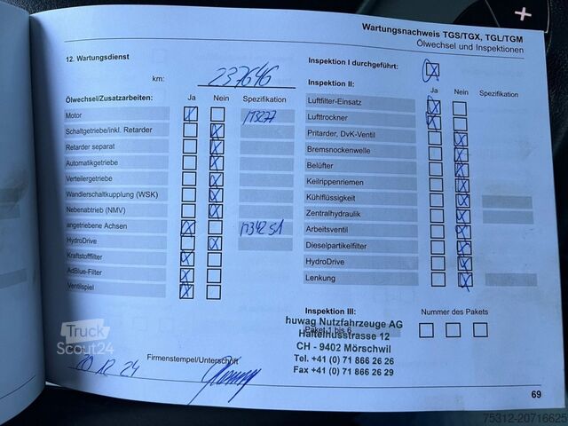 Savitvežis MAN TGS26.440 Retarder 6x4 AHK Blatt Blatt