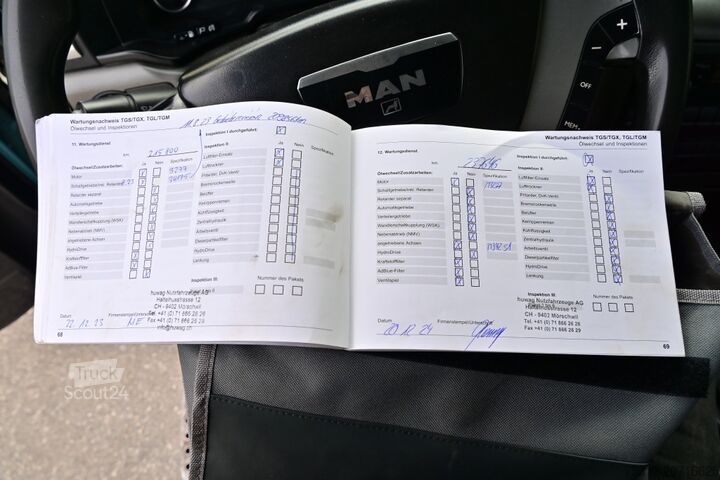 Tipper truck MAN TGS26.440 Retarder 6x4 AHK Blatt Blatt