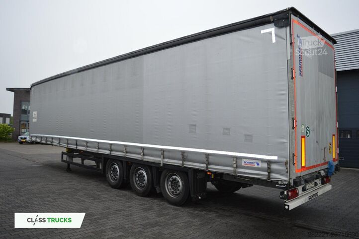 Offener Sattelanhänger mit Plane SCHMITZ CARGOBULL SCS24/L Varios