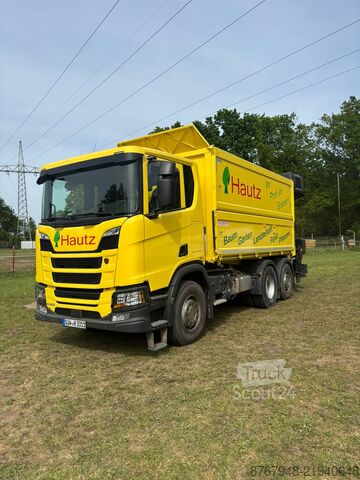 Grue montée sur camion SCANIA R500