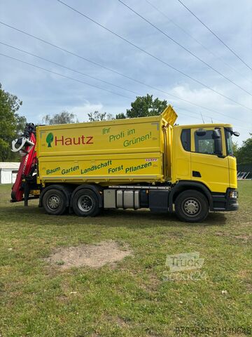 Grue montée sur camion SCANIA R500