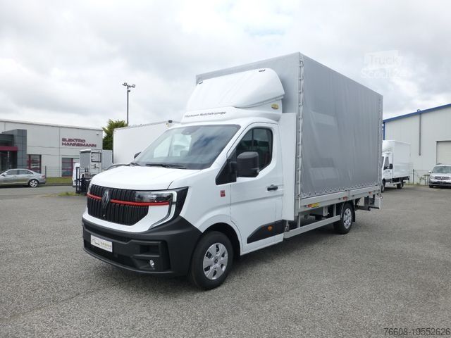 Фургон с брезентова завеса RENAULT NEW Master Pritsche Plane BÄR Ladebordwand