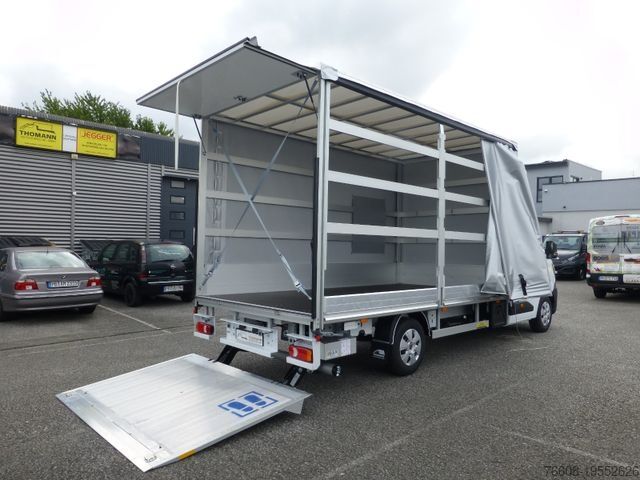 Фургон с брезентова завеса RENAULT NEW Master Pritsche Plane BÄR Ladebordwand