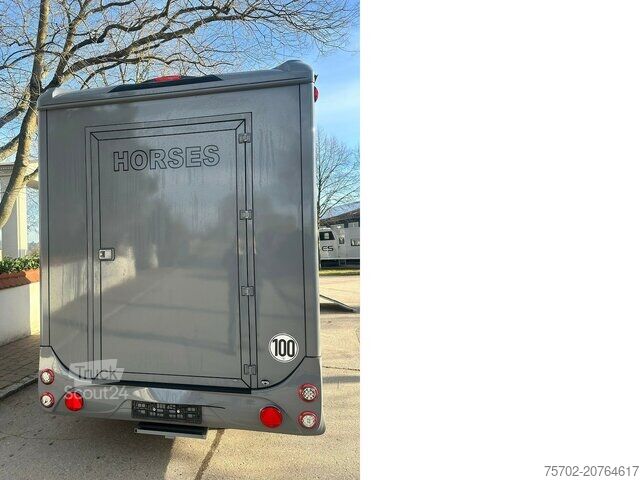 Gyvulių priekaba  Anka Steinsberger 2-Pferdeanhänger mit Bett