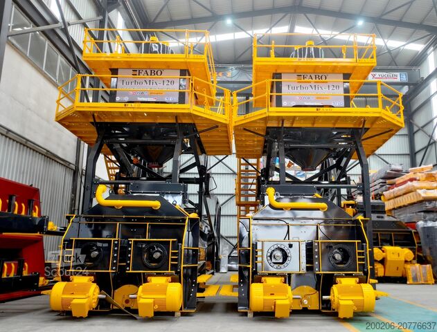 Centrale à béton mobile FABO mobile concrete mixing plants 120 m³/h Mobile Concrete Mixing Plant