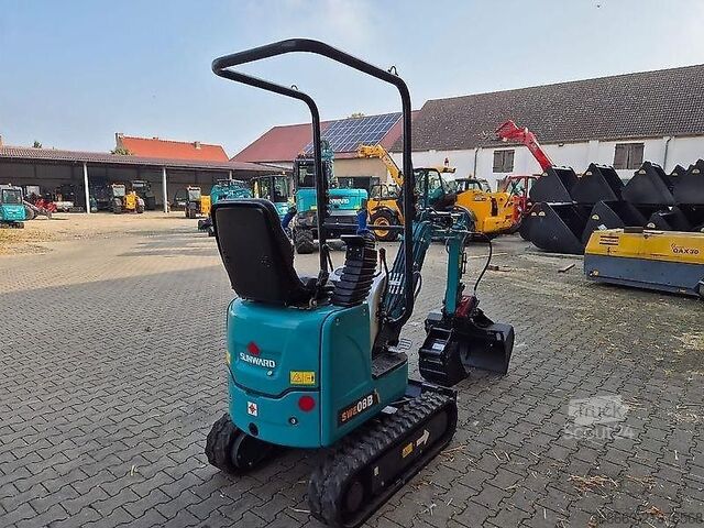 Ekskavators-iekrāvējs Sunward SWEW08B - Lagermaschine, Abverkauf