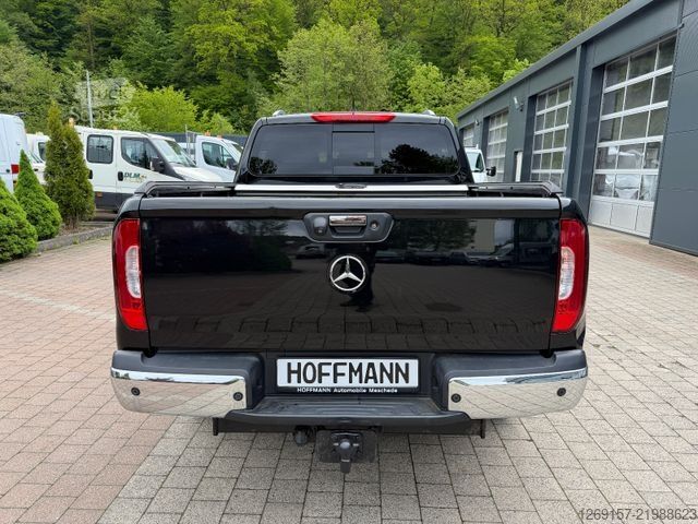 Furgon MERCEDES-BENZ X250d 4x4 Doppelkabine Allrad Schneepflug Schild