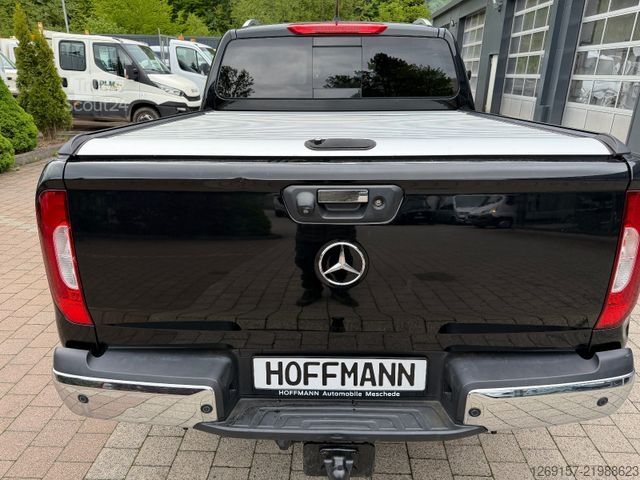 Furgon MERCEDES-BENZ X250d 4x4 Doppelkabine Allrad Schneepflug Schild