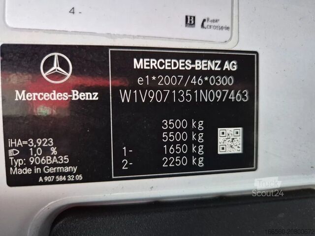 Bakwagen Mercedes-Benz SPRINTER 316 CDI