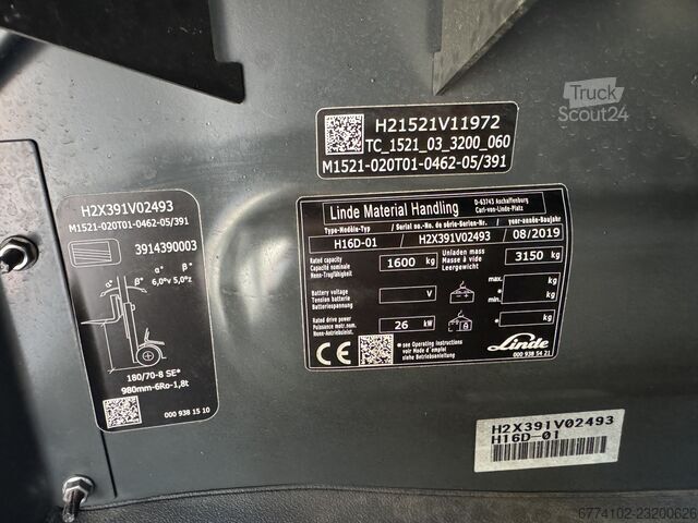 Дизельні навантажувачі Linde H16D--EK