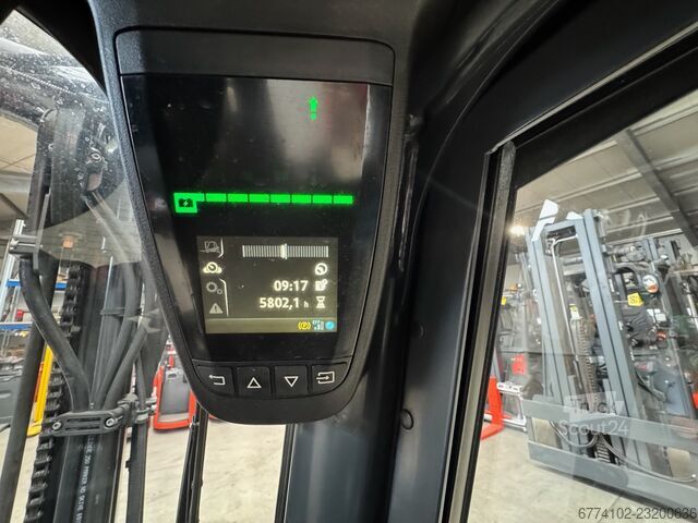 Elektrikli 3 Tekerlekli Forklift Linde E15-386-02 + Ladegerät 3681 --EK--V0262